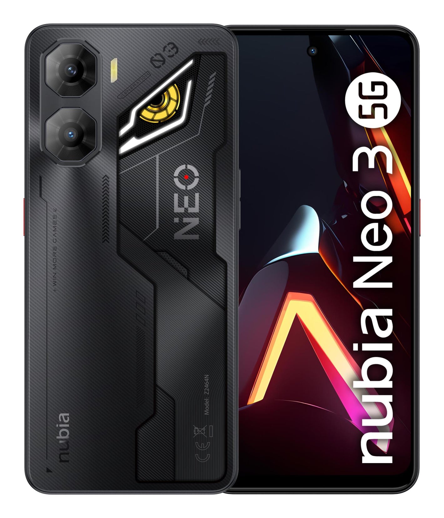 MOBILE PHONE NEO 3 5G/8/256GB BLACK NUBIA