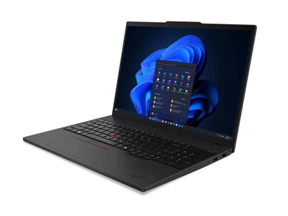 Lenovo ThinkPad T16 G4 Intel | Black | 16 " | IPS | WUXGA | 1920 x 1200 pixels | Anti-glare | Intel Core Ultra 7 | 258V | 32 GB | Soldered LPDDR5X | Solid-state drive capacity 512 GB | Intel Arc Graphics 140V | Windows 11 Pro | 802.11be | Bluetooth v...