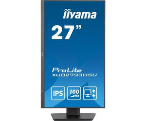 LCD Monitor|IIYAMA|27"|Business|Panel IPS|1920x1080|16:9|100Hz|Matte|1 ms|Speakers|Swivel|Pivot|Height adjustable|Tilt|Colour Black|XUB2793HSU-B6