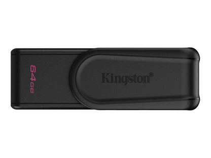Kingston USB Flash Drive | DataTraveler Exodia S | 64 GB | USB 3.2 Gen 1 | Black