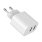 CHARGER USB UNIVERSAL WHITE/2P TA-UC-2A12-01 GEMBIRD