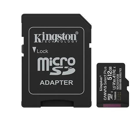 MEMORY MICRO SDXC 512GB UHS-I/W/ADAPTER SDCS3/512GB KINGSTON