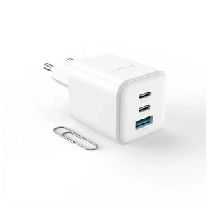 Fixed Mini 2x USB-C and USB GaN Charger 65W