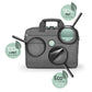 PORT DESIGNS | Yosemite Eco TL Laptop Case 13/14 | Laptop Case | Shoulder strap | Grey
