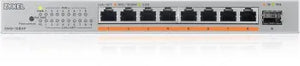 ZYXEL XMG-108 8 PORTS 2,5G + 1 SFP+, 8 PORTS 100W TOTAL POE++ DESKTOP MULTIGIG UNMANAGED DESKTOP SWITCH (2Y WARRANTY)