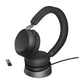 Jabra Headset Evolve2 75 Link380a UC Stereo Stand Black