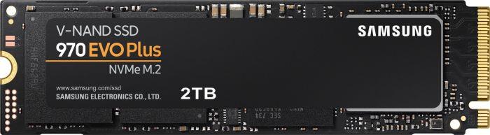 SSD|SAMSUNG|970 Evo Plus|2TB|M.2|PCIE|NVMe|MLC|Write speed 3300 MBytes/sec|Read speed 3500 MBytes/sec|MTBF 1500000 hours|MZ-V7S2T0BW