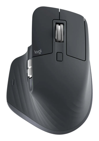 Logitech MX Master 3S Wireless Mouse RF Wireless + Bluetooth, 8000 DPI, Graphite