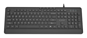 KEYBOARD MULTIMEDIA USB ENG/BLACK KB-MCH-05 GEMBIRD