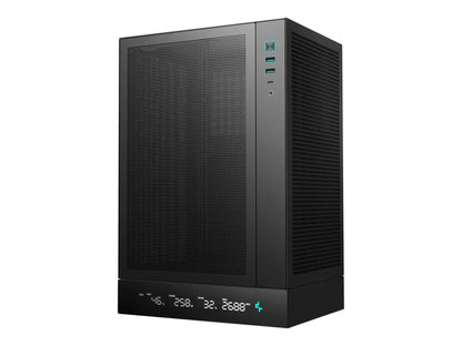 Deepcool PC Gaming Case | CH170 DIGITAL | Black | Mini ITX | ATX PS2