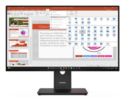 Lenovo Monitor  ThinkVision T27-40 Black (27 ")