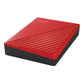External HDD|WESTERN DIGITAL|My Passport|6TB|USB 2.0|USB 3.2|Colour Red|WDBR9S0060BRD-WESN