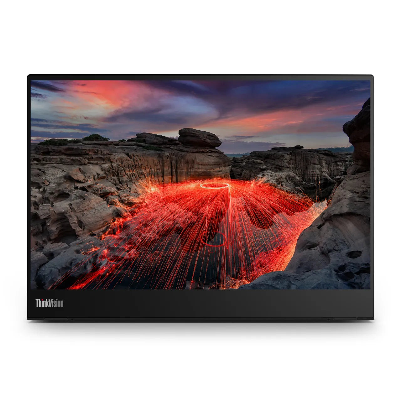 35,6cm/14" (2240x1400) Lenovo ThinkVision M14t Gen 2 IPS Touch portable 6ms 60Hz 2xUSB-C Black