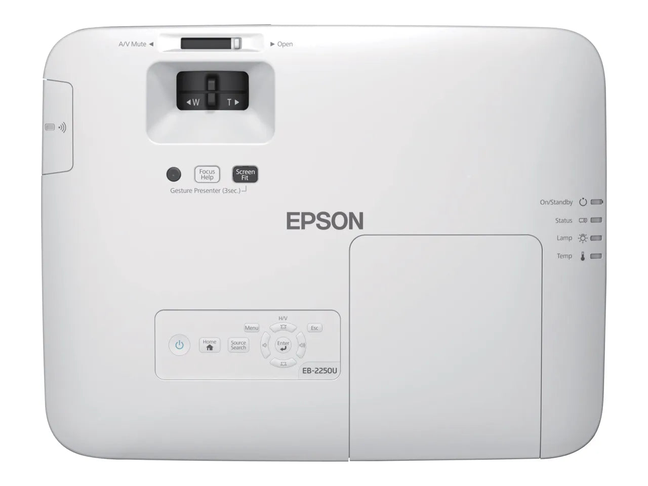 Epson | EB-2250U | WUXGA (1920x1200) | 5000 ANSI lumens | 15.000:1 | White | Lamp warranty 12 month(s) | FHD | 3LCD
