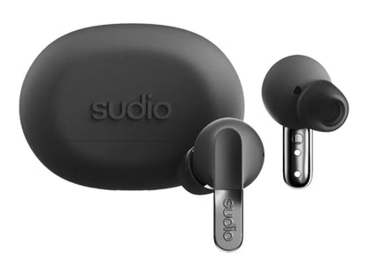 Sudio Earbuds | N3 Pro | Bluetooth | In-ear | Microphone | Titanium Black | Noise canceling | Wireless