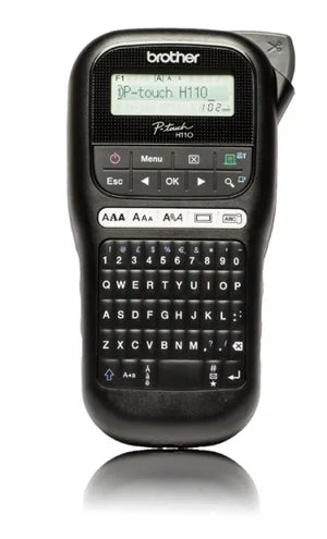 BROTHER PT-H110 LABEL THERMO PRINTER PORTABLE (BLACK)