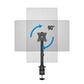 MB DESKMOUNT BASIC SINGLE BLACK MAX 10KG