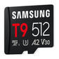 MEMORY MICRO SDXC T9 512GB/V30 MB-MH512T/WW SAMSUNG