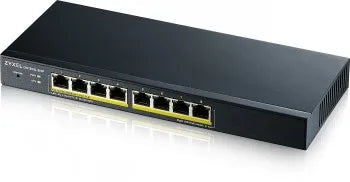 ZYXEL GS1900-8HP V3, 8-PORT GBE L2 POE SMART SWITCH, 802.3AT, DESKTOP, FANLESS, 77 WATT (5Y WARRANTY)