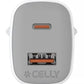 CELLY UP TC 1 USB 1 USB-C 35W WH