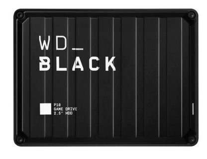 External HDD|WESTERN DIGITAL|P10 Game Drive|4TB|USB 3.2|Colour Black|WDBA3A0040BBK-WESN