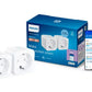 Philips Smart Smart Plug Matter Type F, Power Meter, 2-pack | White