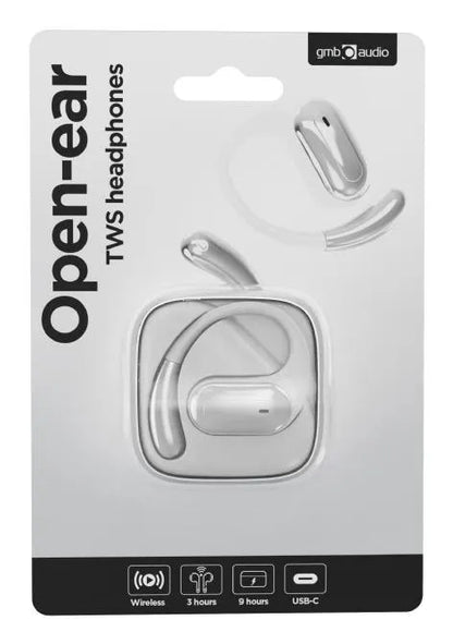 HEADSET BLUETOOTH OPEN EAR/TWS WHITE OWS-01-W GEMBIRD