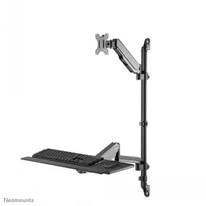 NEOMOUNTS WALL MOUNTED SIT-STAND WORKSTATION (SCREEN, KEYBOARD & MOUSE)