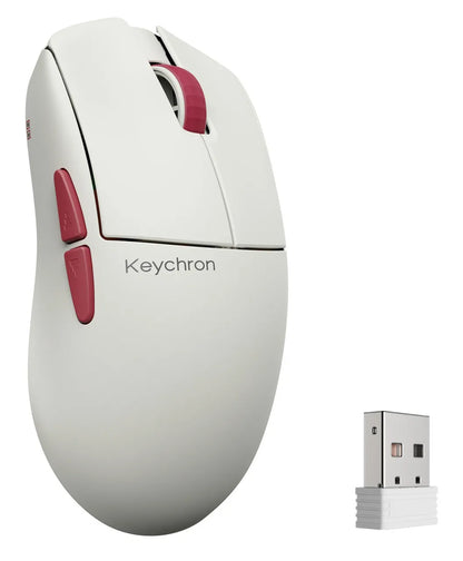 KEYCHRON G4 White Wireless Mouse