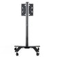 B-TECH AV FLAT SCREEN TROLLEY WITH FLIP ROTATION (VESA 600 X 400) - 1.7M COLUMN