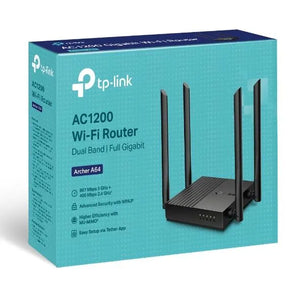 Wireless Router|TP-LINK|Wireless Router|1200 Mbps|1 WAN|4x10/100/1000M|ARCHERA64
