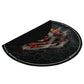 Genesis Tellur 400 Round Lava Floor Mat | Black