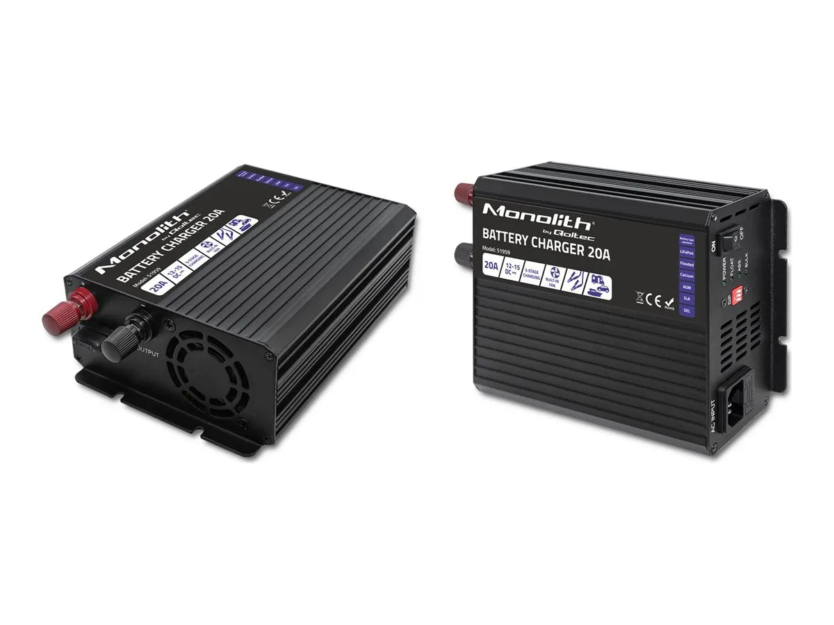 QOLTEC 51959 Smart Monolith charger 20A