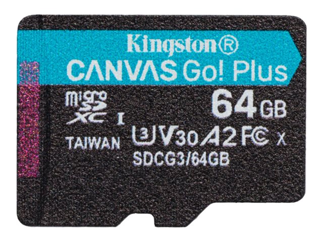 KINGSTON 64GB microSDXC Canvas Go Plus