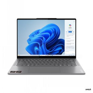 LENOVO YOGA PRO 7 RYZEN AI 9 365/14.5" 2.8K (2880X1800) OLED 400NITS GLOSSY, 100% P3, 100% SRGB, 120HZ, EYESAFE®, DOLBY VISION®, DISPLAYHDR™ TRUE BLACK 500, AGC DRAGONTRAIL™ GLASS/32GB/1TB SSD/COPILOT+PC/W11H/ENG (LUNA GREY)