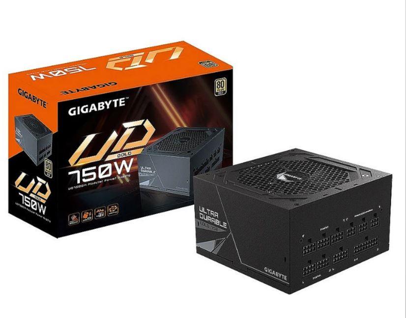 Power Supply|GIGABYTE|GP-UD750GM|750 Watts|Efficiency 80 PLUS GOLD|PFC Active|MTBF 100000 hours|GP-UD750GM