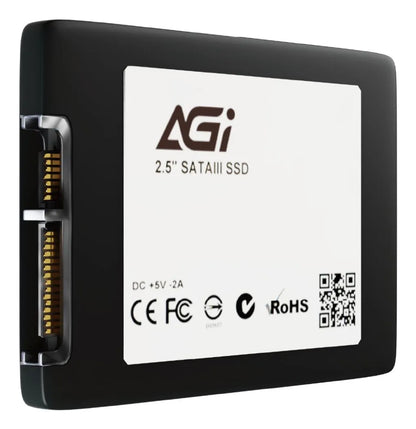 SSD|AGI TECHNOLOGY|256 GB|Serial ATA III|Write speed 510 MB/s|Read speed 530 MB/s|Hanging box|2.5"|MTBF 1500000 h|AGI256G25AI238-CB