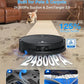 Ecovacs Robotic Vacuum Cleaner | DEEBOT T80S OMNI BLACK | Wet&Dry | 6400 mAh | 24800 Pa | Black