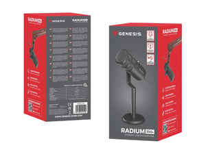 Genesis | Dynamic Microphone | Radium 350D | Black
