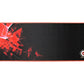 Gembird | Gaming mouse pad PRO, extra large | Black/Red