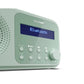 Sharp DR-P420(GN) Tokyo Portable Digital Radio, FM/DAB/DAB+, Bluetooth 5.0, USB or Battery Powered, Aquamarine Green | Sharp