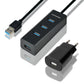 I/O HUB USB3.0 4PORT CHARGING/W/AC 1.2M HUE-S2BP AXAGON