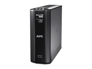 Schneider Electric APC Back-UPS Pro, Tower, 10x IEC C13 outlets, AVR, LCD, user-replaceable battery | BR1500GI | 1500 VA | 865 W | 230 V