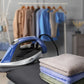 ETA Steam Iron | ETA227690000 Chloe | Steam Iron | 2600 W | Water tank capacity 350 ml | Continuous steam 40 g/min | Silver/Blue