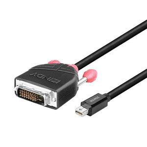 CABLE MINI DP TO DVI 3M/BLACK 41953 LINDY