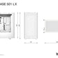 Case|BE QUIET|PURE BASE 501 LX|MidiTower|Case product features Transparent panel|Not included|ATX|MicroATX|MiniITX|Colour White|BGW79