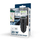 MOBILE CHARGER CAR USB 2PORT/TA-UC-A2PDQC20-CAR-01 GEMBIRD