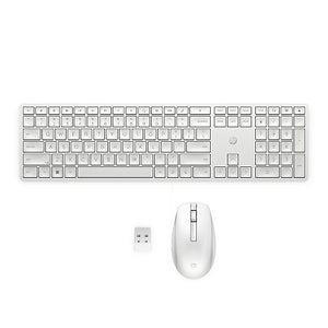 HP 655 Wireless Mouse Keyboard Combo - White - Nordic
