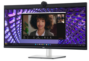 LCD Monitor|DELL|P3424WEB|34"|Curved/21 : 9|Panel IPS|3440x1440|21:9|60Hz|5 ms|Speakers|Camera 4MP|Swivel|Height adjustable|Tilt|210-BFOB