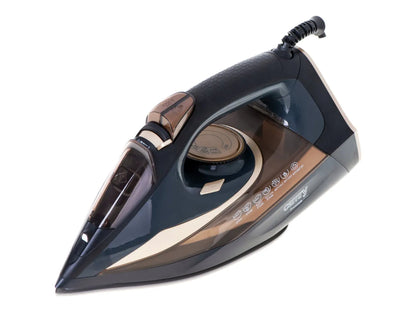 Camry | Steam Iron | CR 5036 | Steam Iron | 3400 W | Water tank capacity 360 ml | Continuous steam 50 g/min | Black/Gold